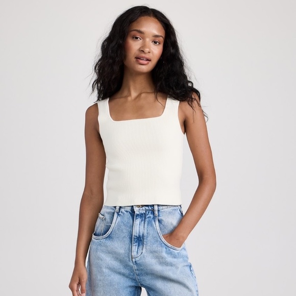 Reformation Tops - Reformation Julia Ribbed Sweater Tank – Size Small